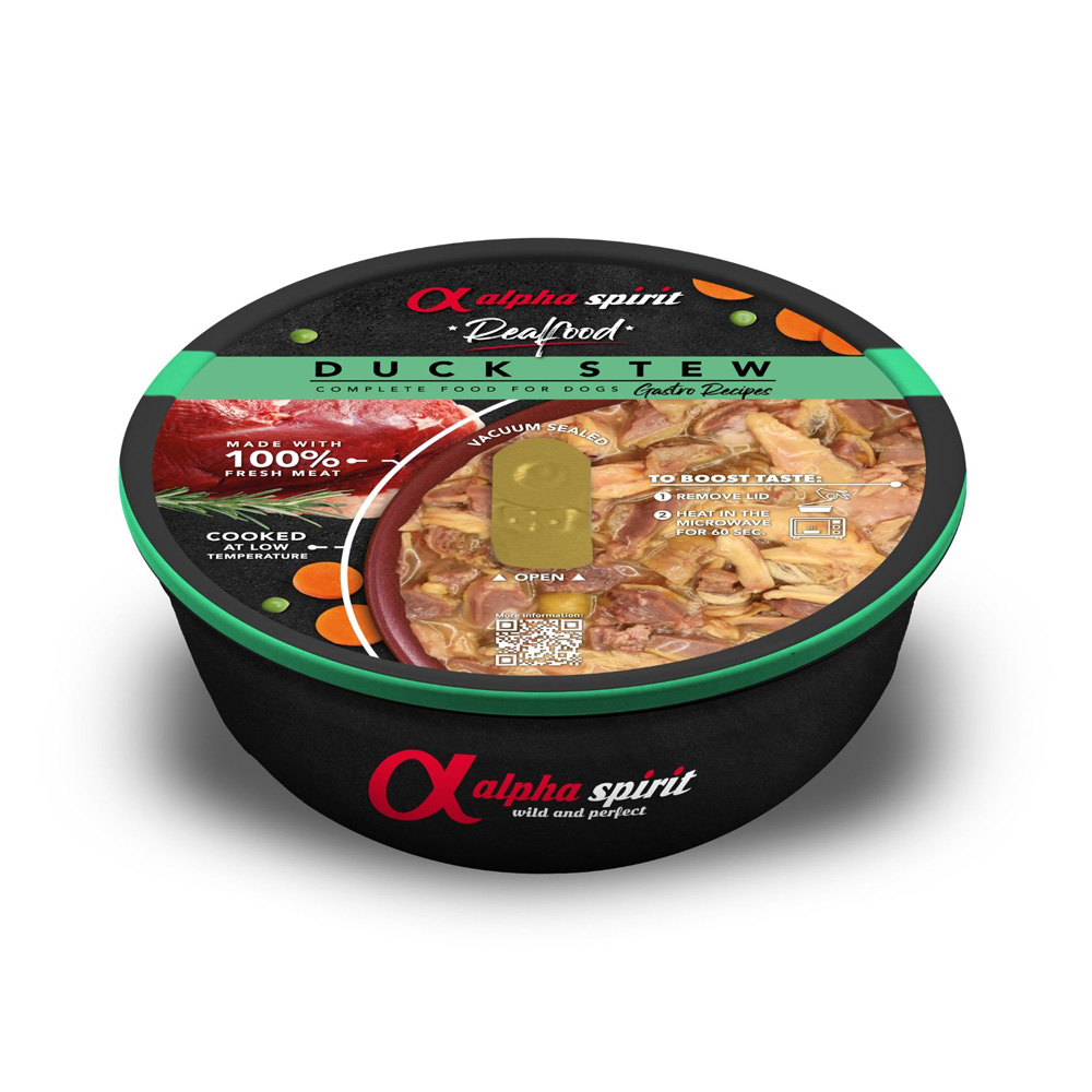 Alpha Spirit Real Food Karma Mokra dla Psa MIX 16x280g
